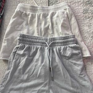 urban outfitters pack of two sweat shorts